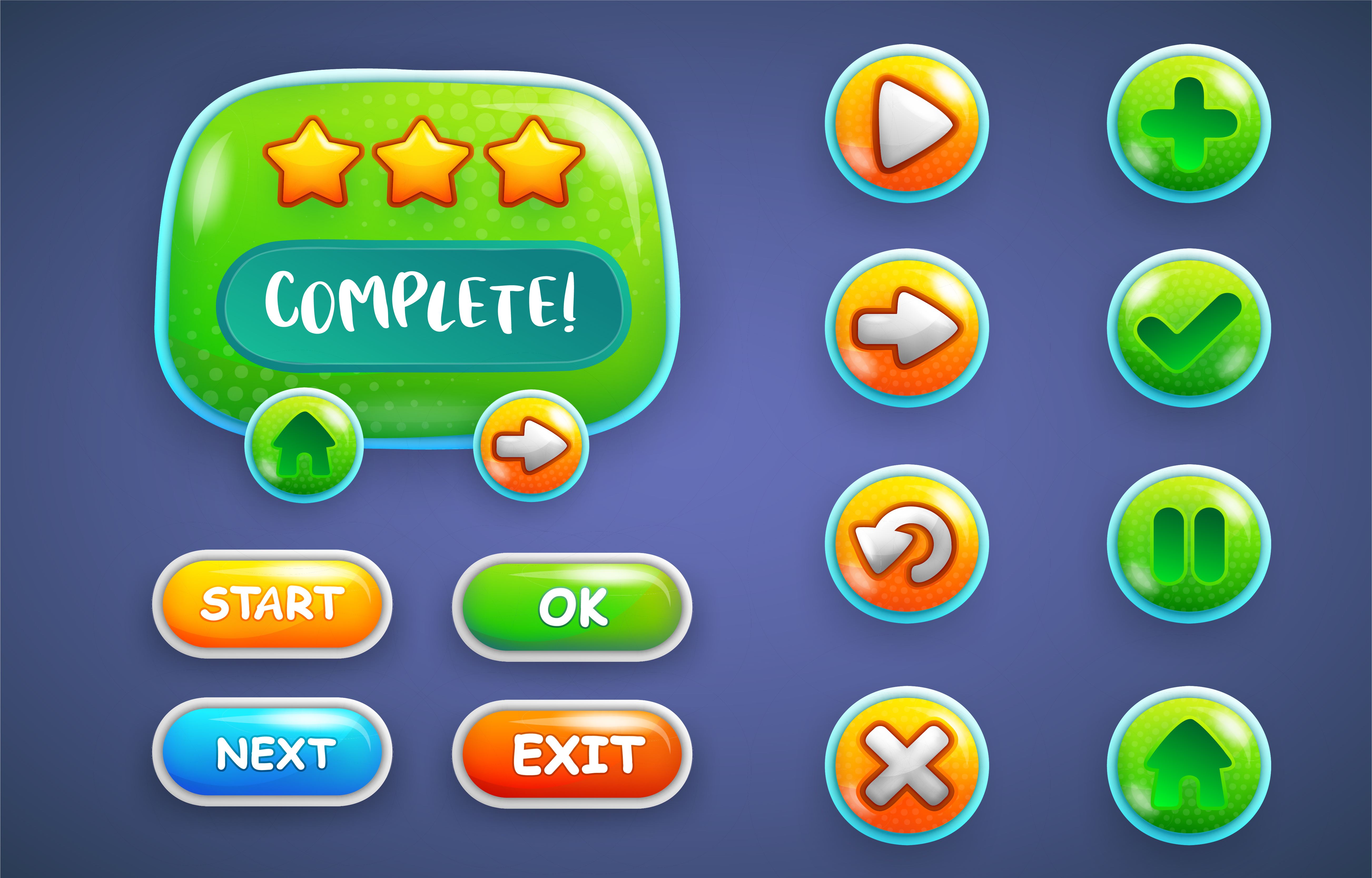 Icon and Button Design for Game Menus